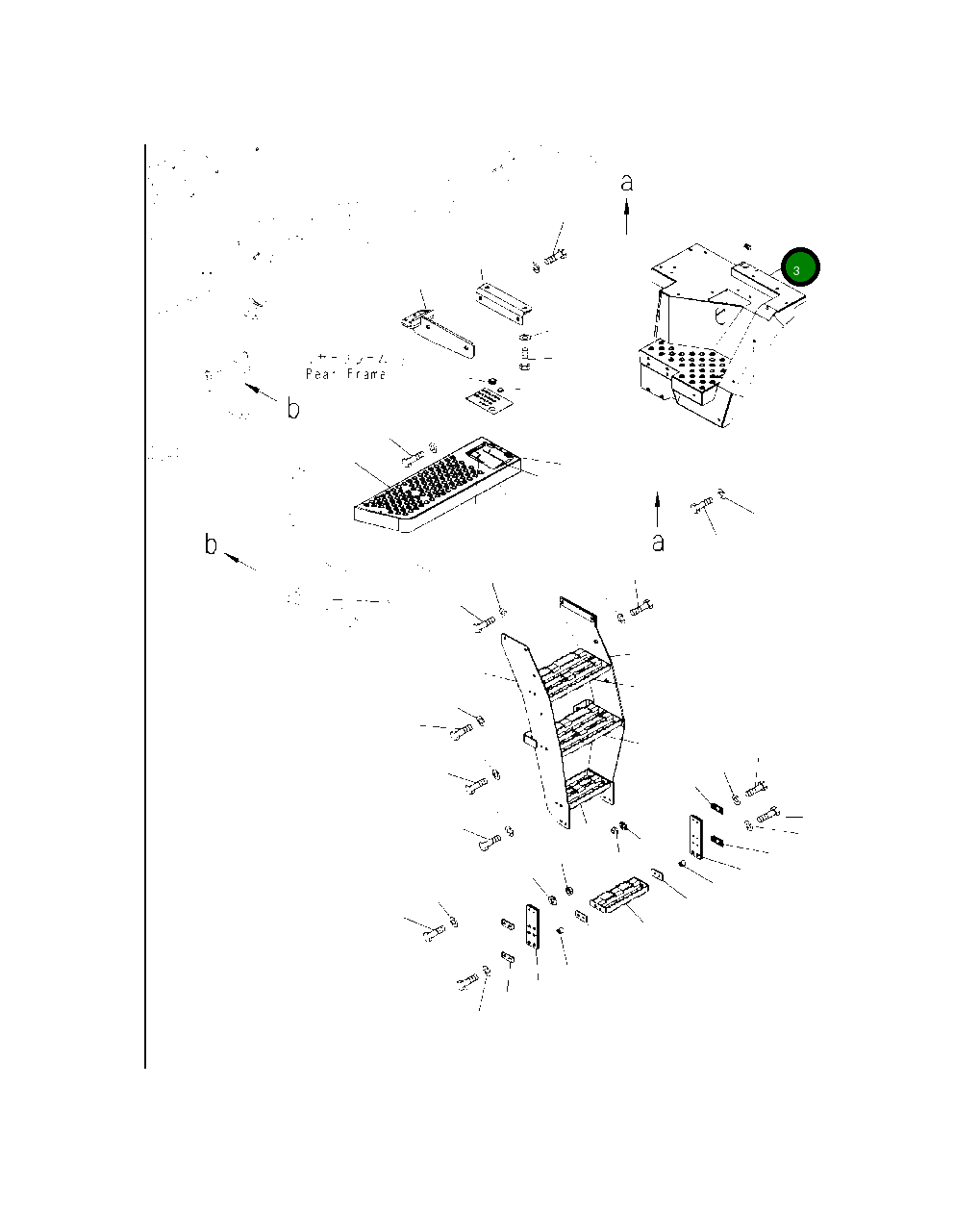 Пол 421-54-64442 Komatsu