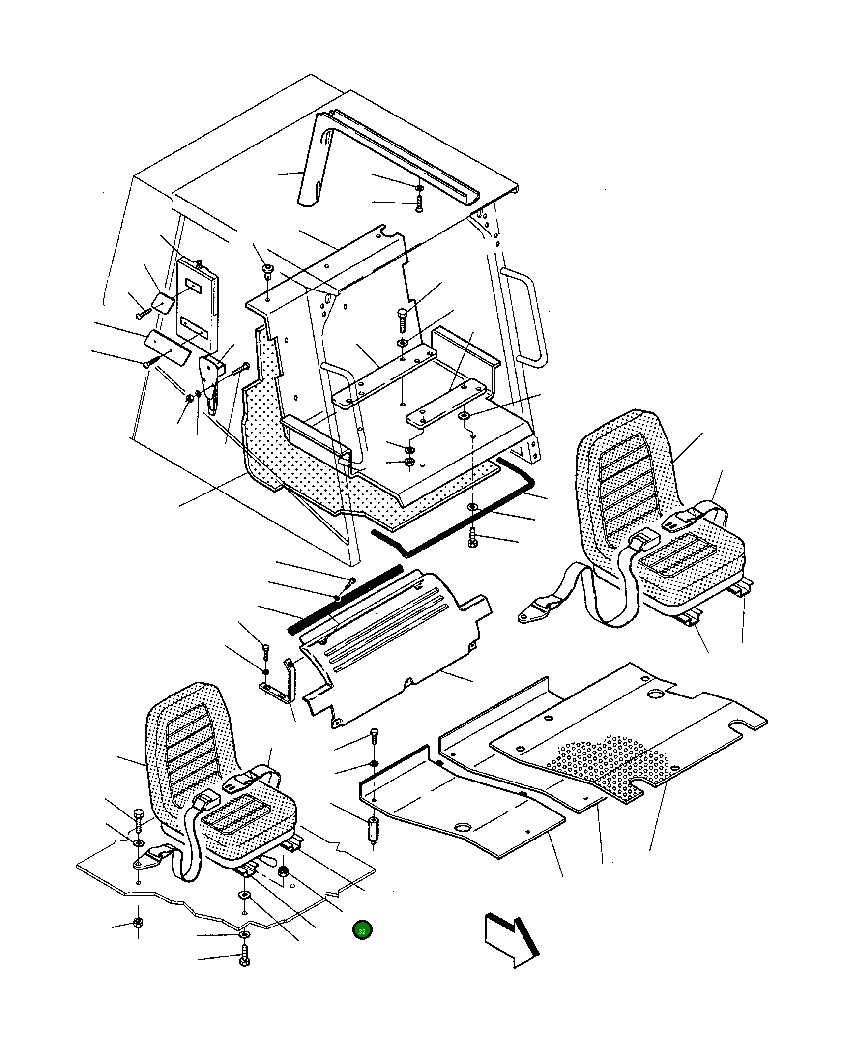 Проставка 334405688 Komatsu