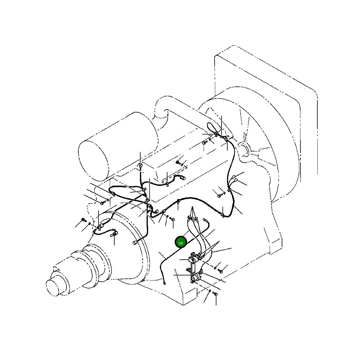 Провод 20Y-06-A8220 Komatsu