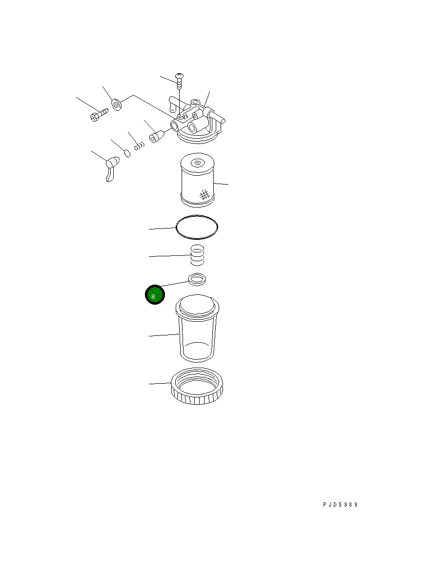 Поплавок YM121257-55731 Komatsu