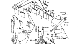Стопорное кольцо YM22242-000600 Komatsu