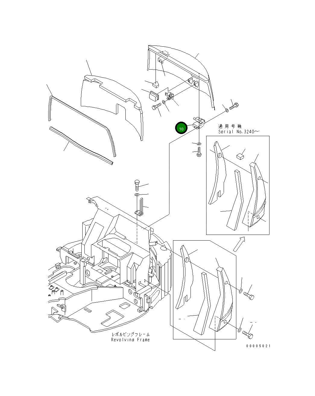 Петля 22F-54-11430 Komatsu