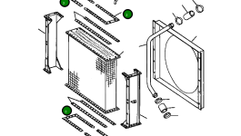 Прокладка 1284 318 H1 Komatsu
