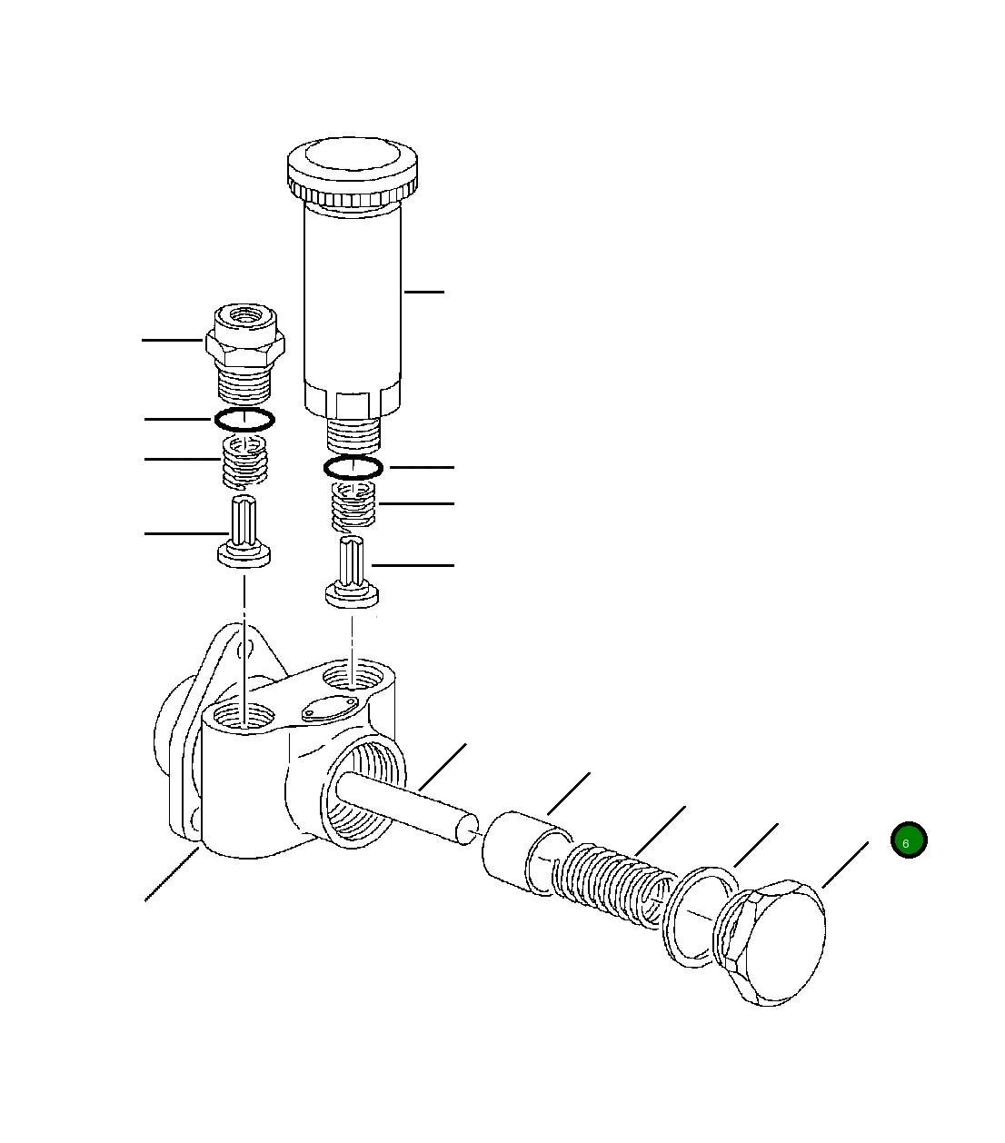 Пробка YMX15210-51500 Komatsu