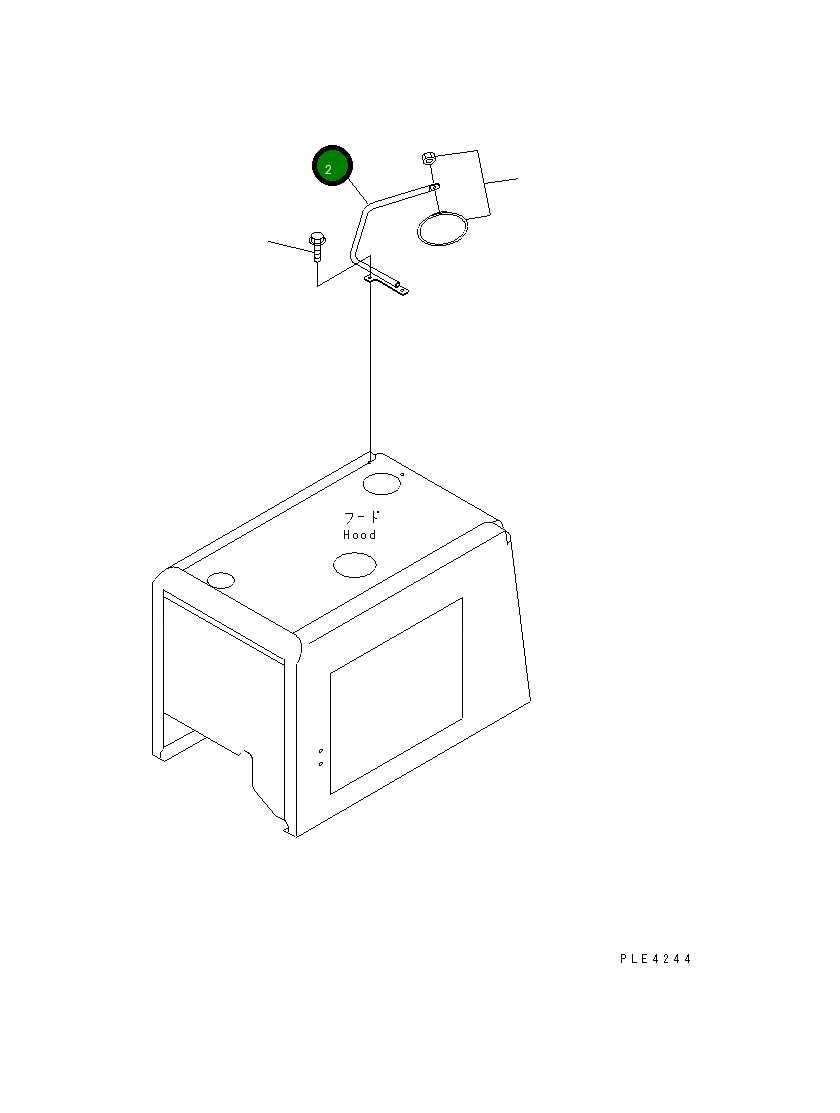 Стойка 415-976-2110 Komatsu