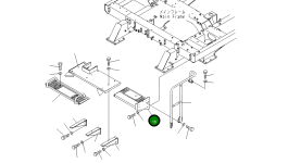Палуба 8295-54-2912 Komatsu