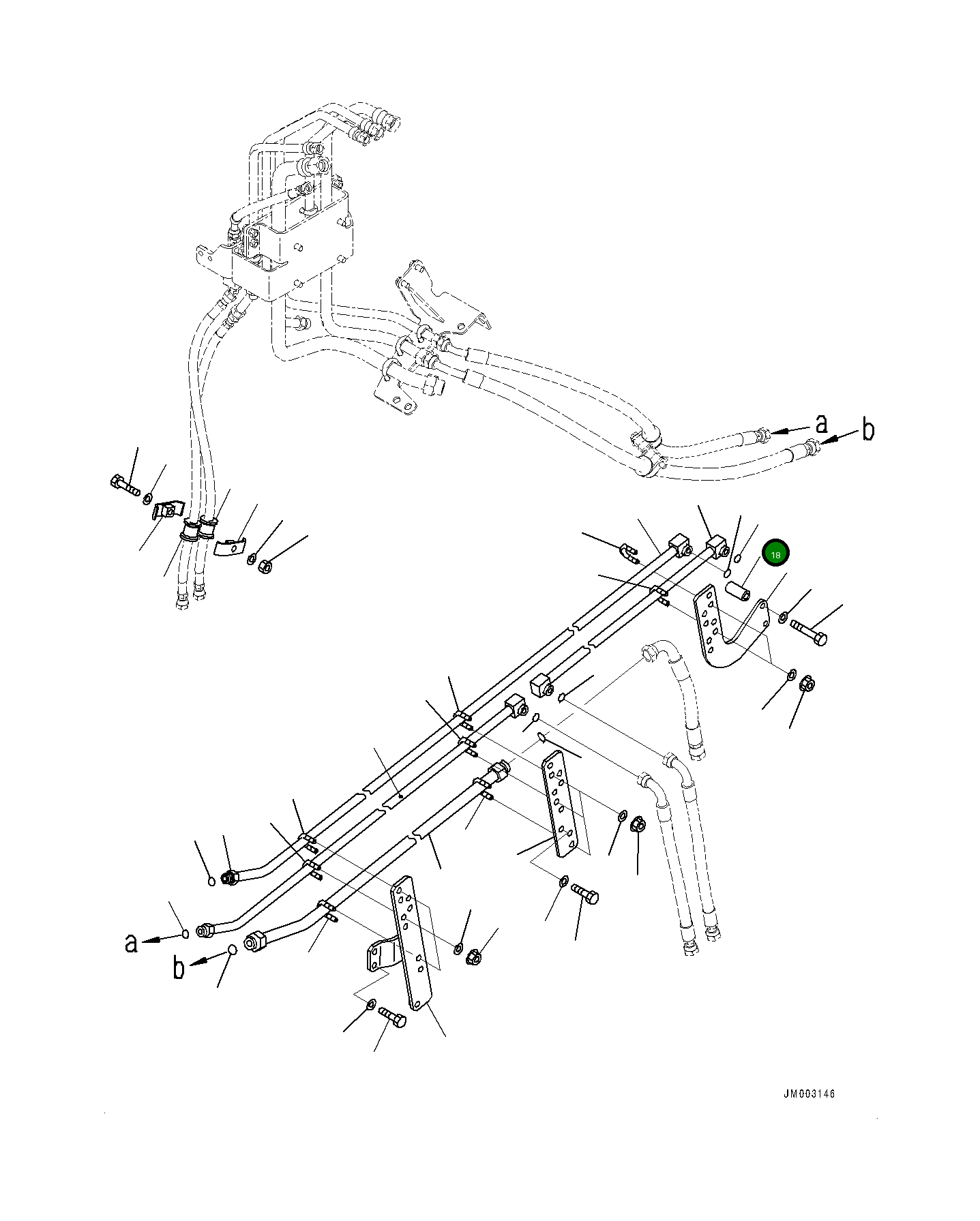 Проставка 561-43-84570 Komatsu