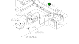 Провод 41L-06-22260 Komatsu