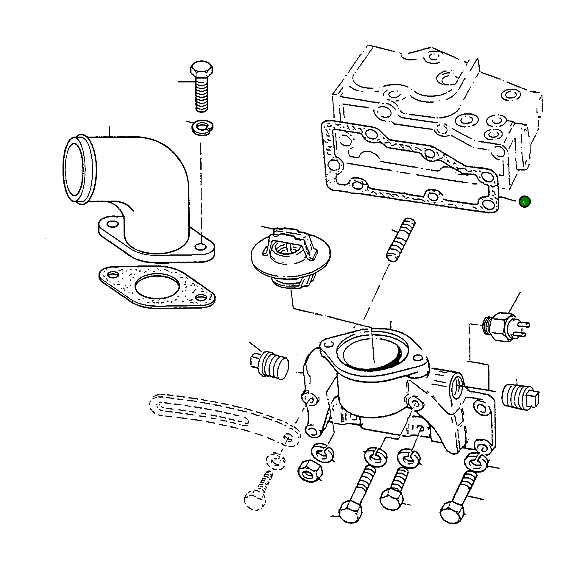 Прокладка 4906773M1 Komatsu