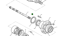 Приводной вал HU1766191 Komatsu