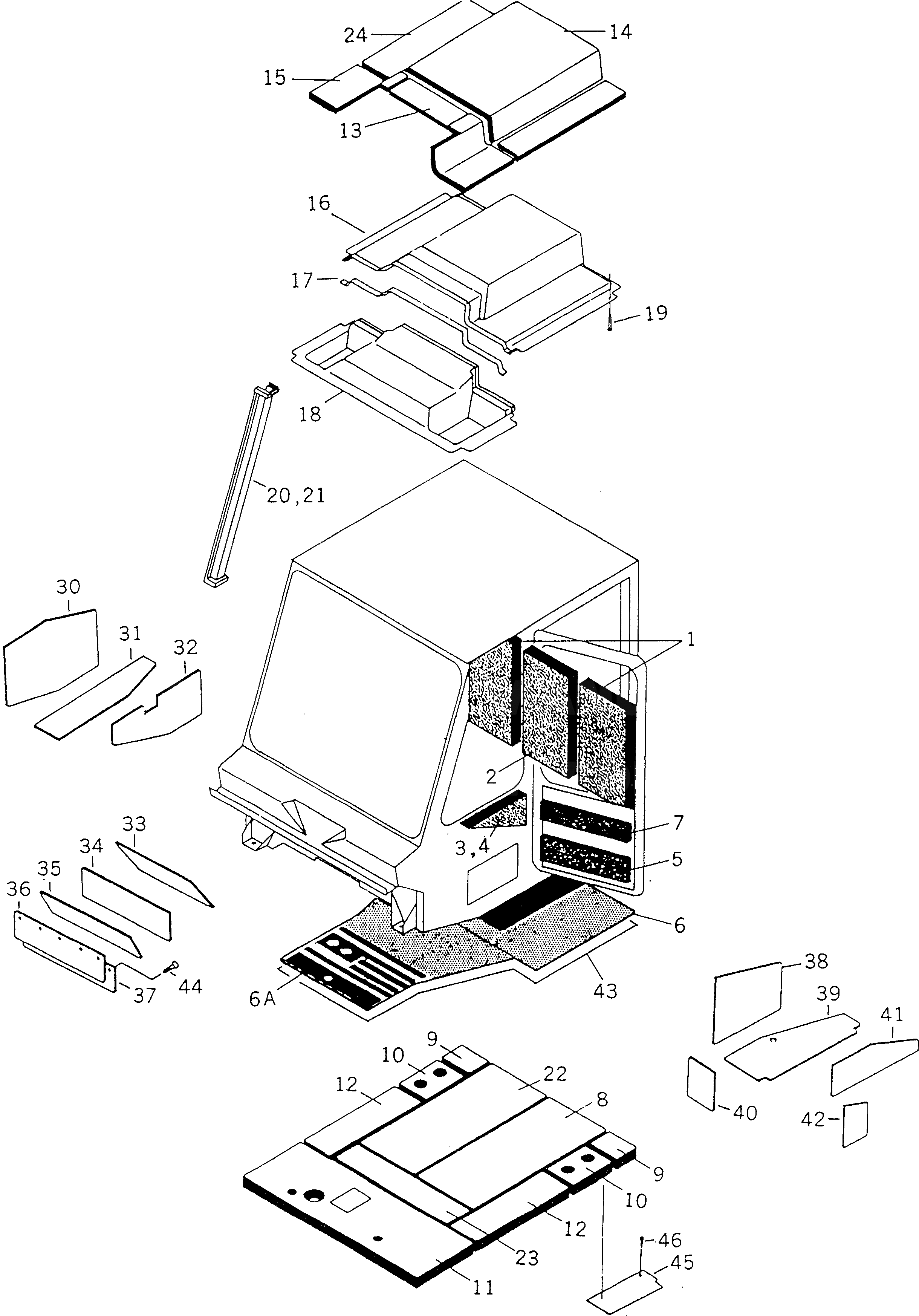 Стальная лента BW021898 Komatsu