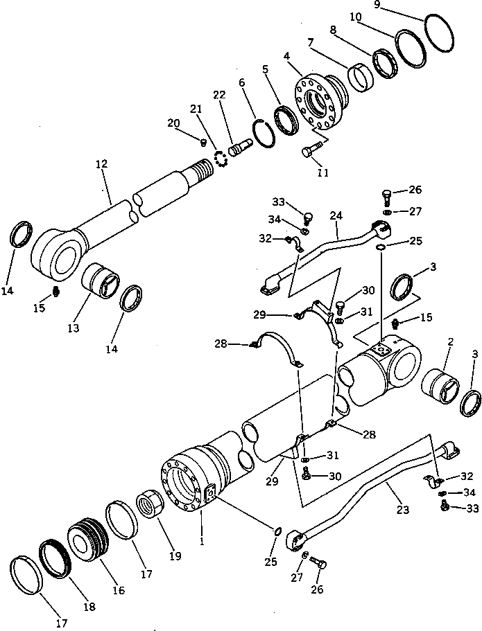Трубка 208-63-64170 Komatsu