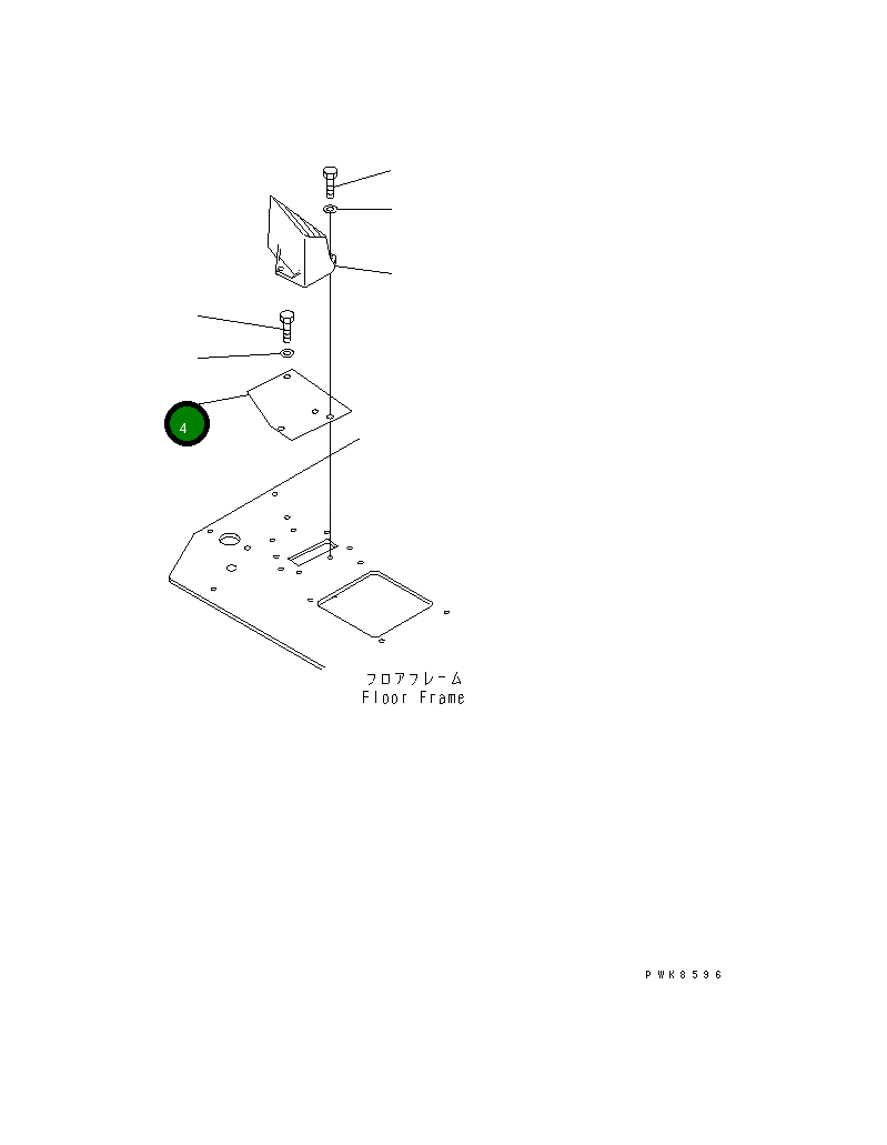 Пластина 22B-54-13171 Komatsu
