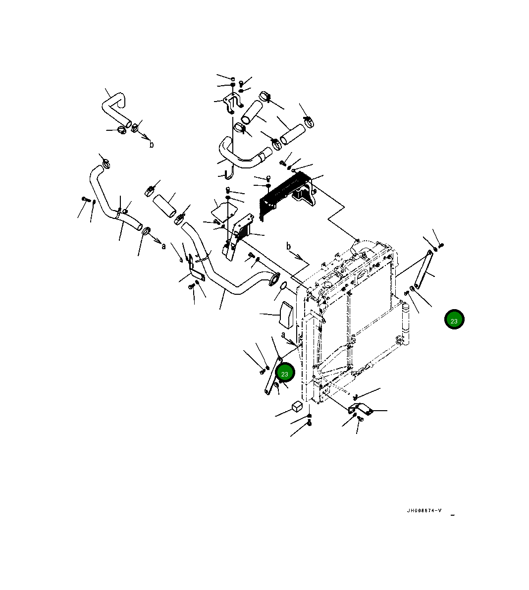 Стойка 20Y-03-45210 Komatsu