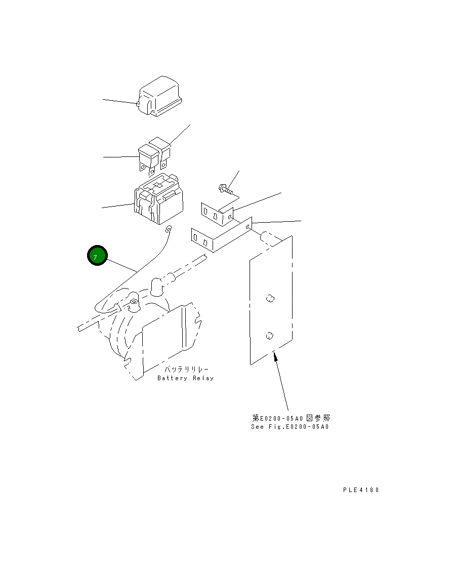 Провод 415-06-22240 Komatsu