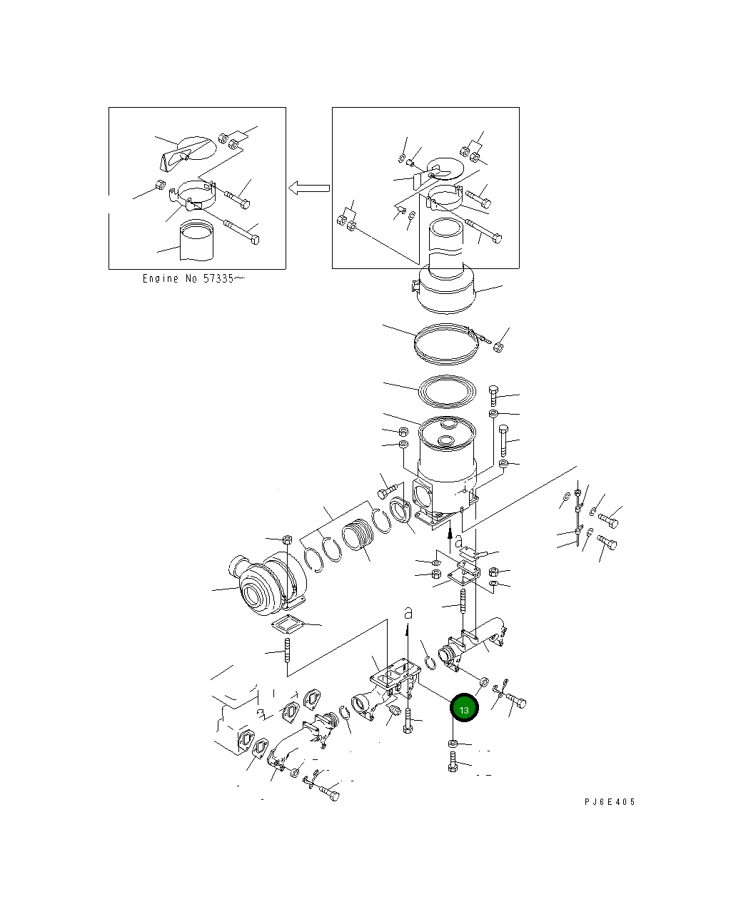 Проставка 6128-21-6730 Komatsu