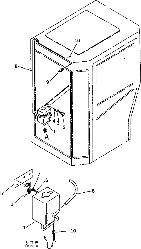 Провод 21W-06-11550 Komatsu