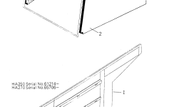 Решётка BW045963 Komatsu