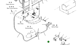 Провод 418-06-21124 Komatsu