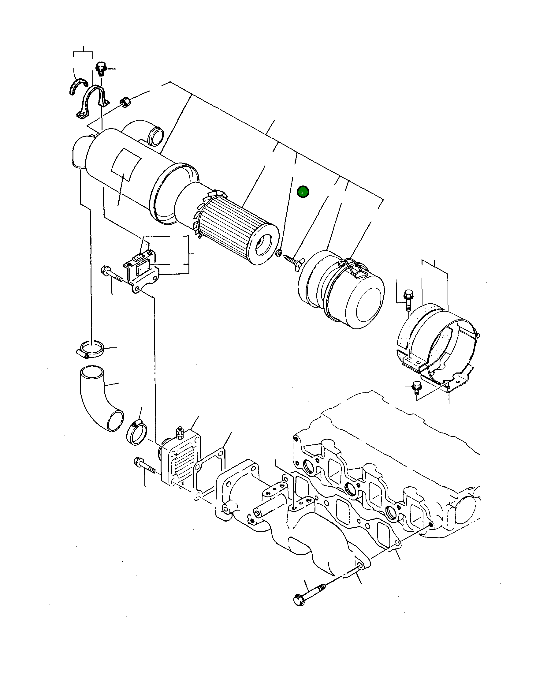Пружинная шайба YMR000462 Komatsu