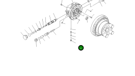 Пробка FU170-1538 687 Komatsu