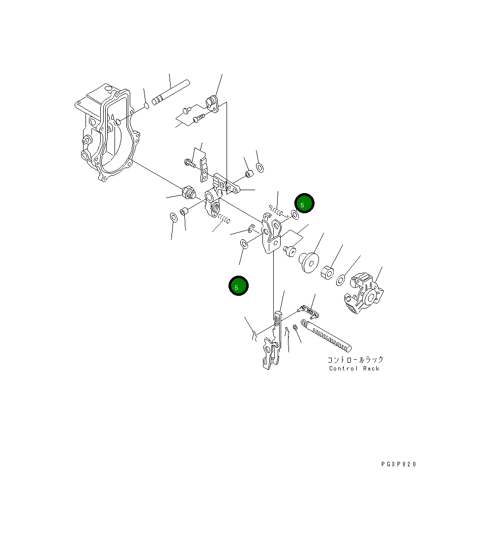 Проставка YM129155-61480 Komatsu