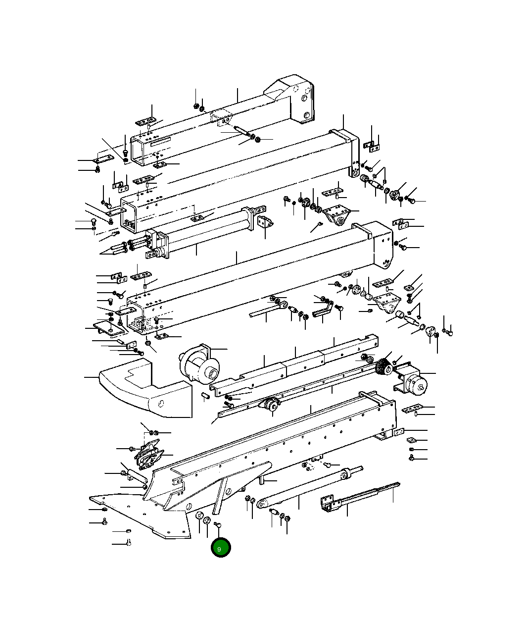 Соединитель шланга от поддона к всасывающему фильтру 154 748 H45 Komatsu