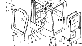 Стекло 425-54-15112 Komatsu