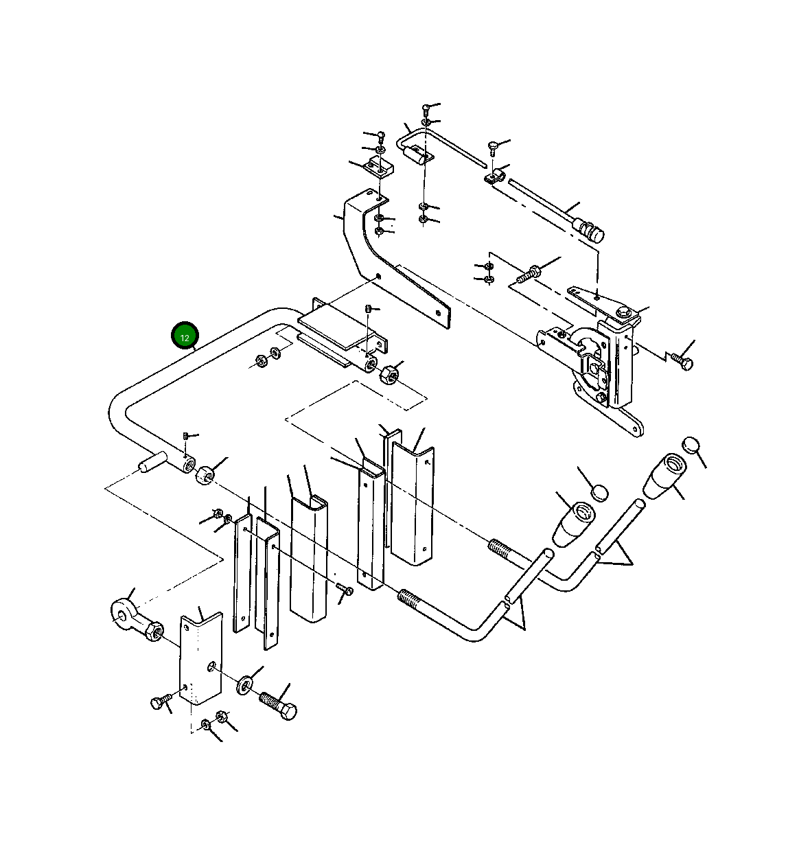 Сварная дужка 1245 114 H91 Komatsu