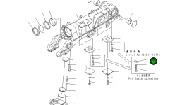 Регулировочная прокладка 120-01-31261 Komatsu