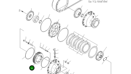 Поршень 23B-25-33121 Komatsu