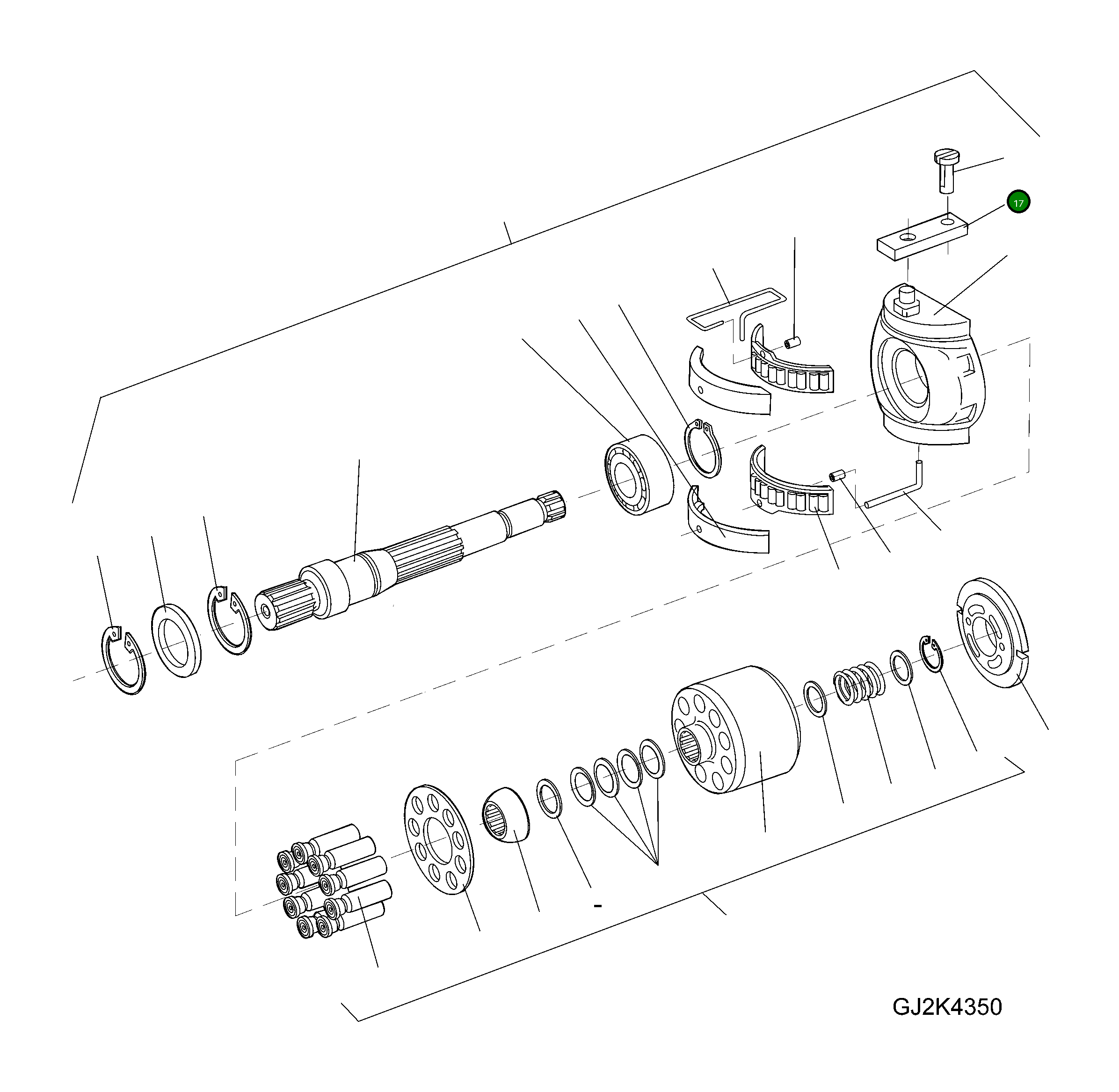 Слайдер 42W-17-H0P43 Komatsu