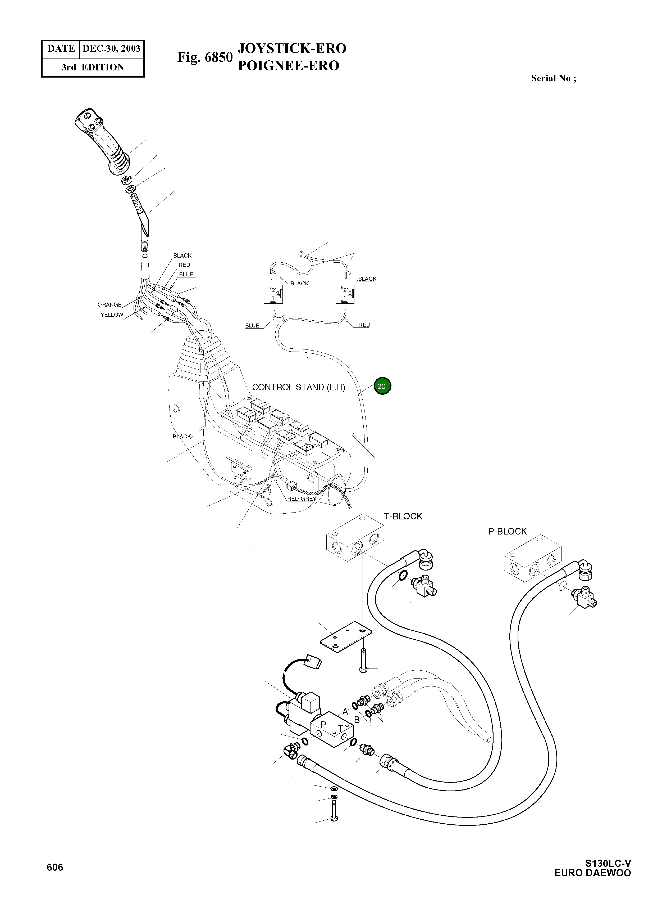 Провод 9400-1210-20 Komatsu