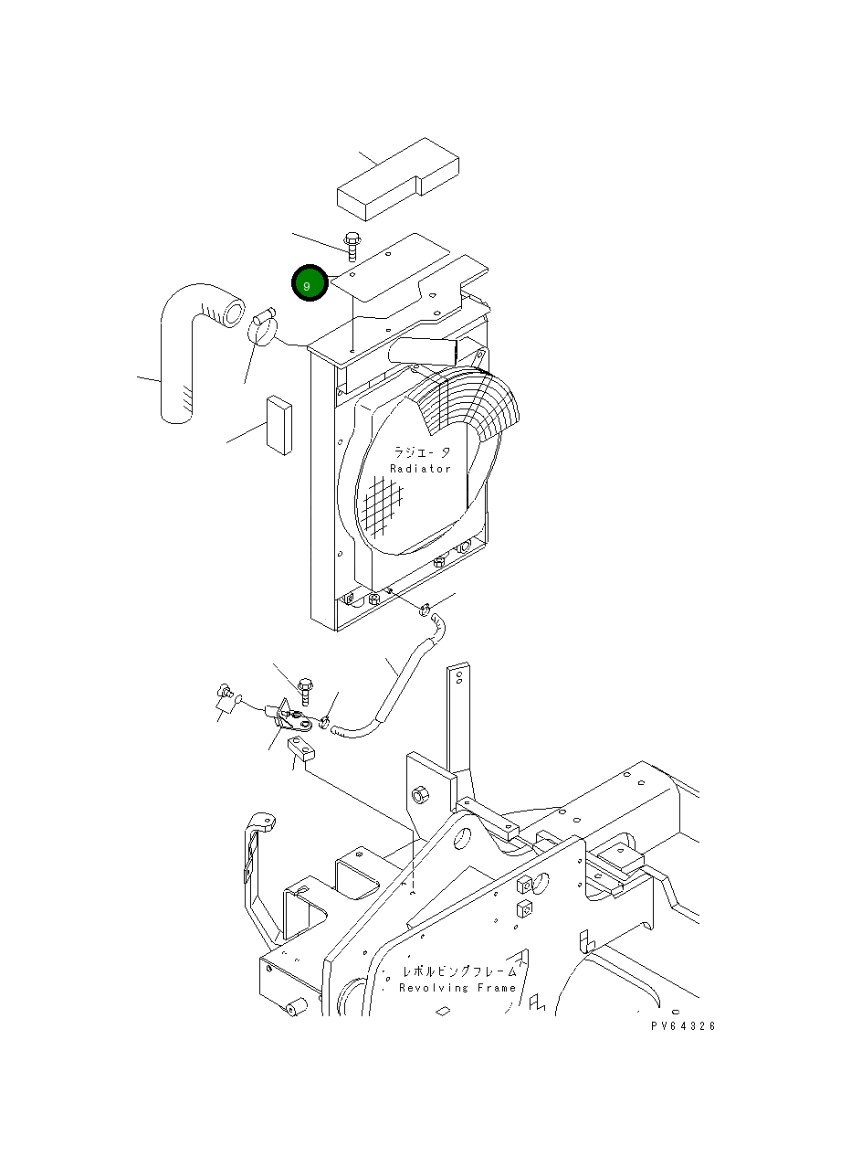 Пластина 21U-03-31342 Komatsu