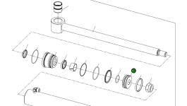 Поршень 42U-63-H0P53 Komatsu