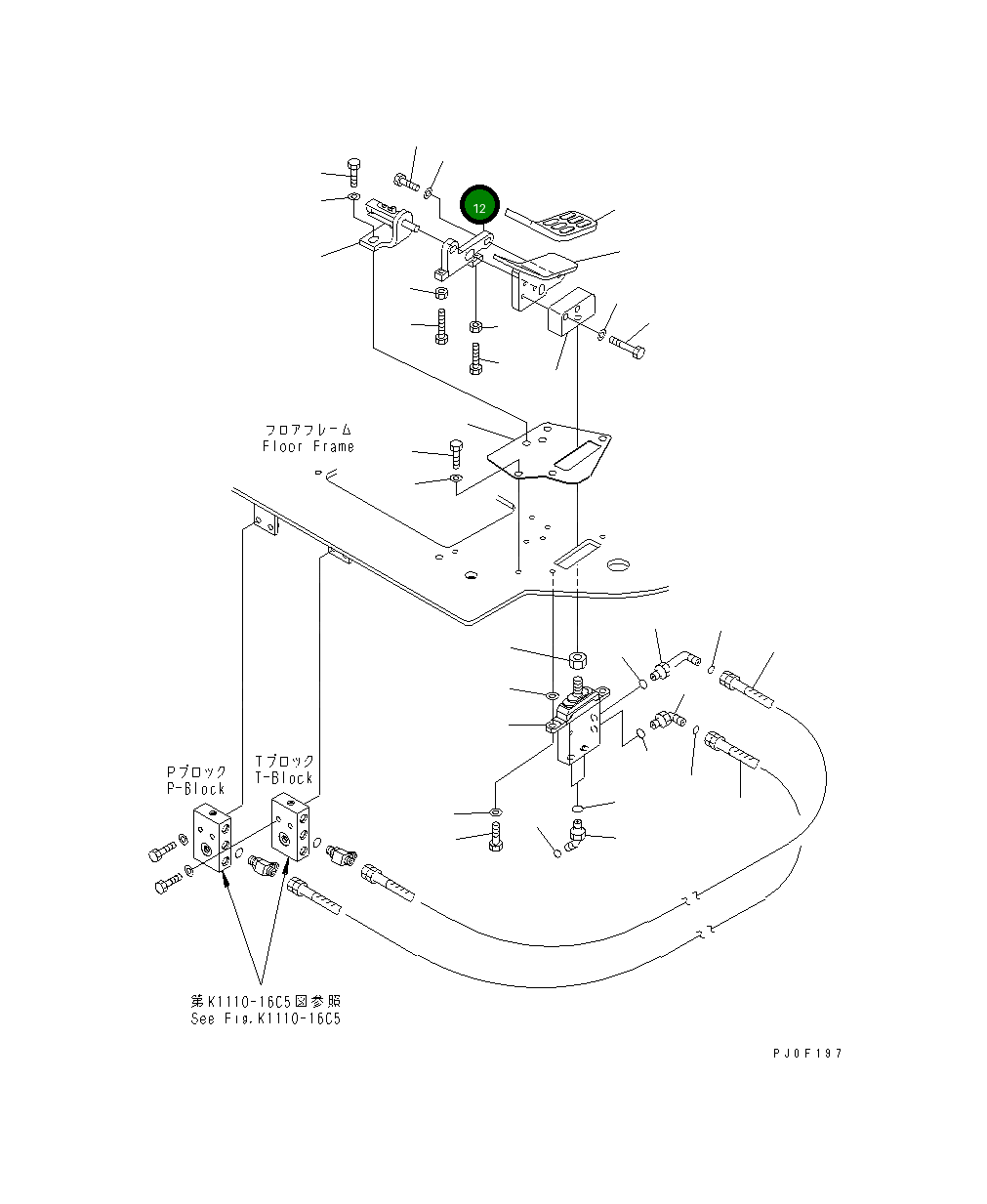 Пластина 21W-957-1521 Komatsu