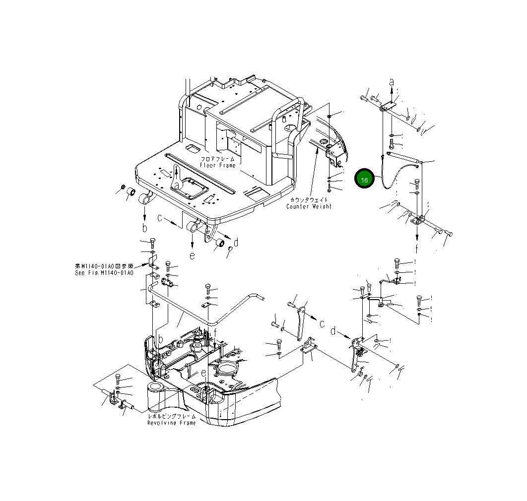 Провод 22J-54-25641 Komatsu