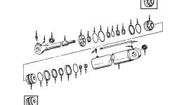 Поршень 1233 273 H1 Komatsu