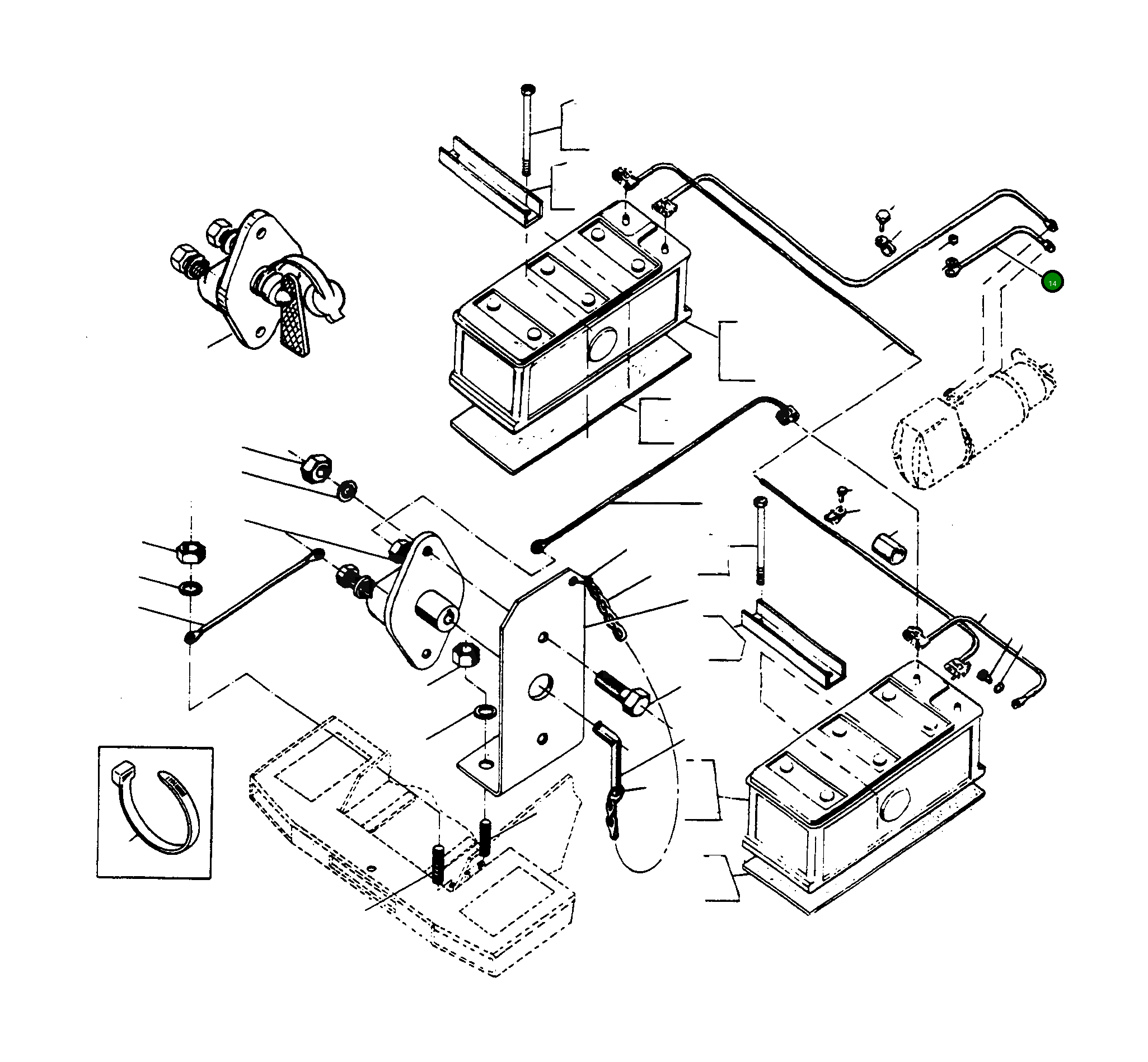 Провод 2969692M91 Komatsu