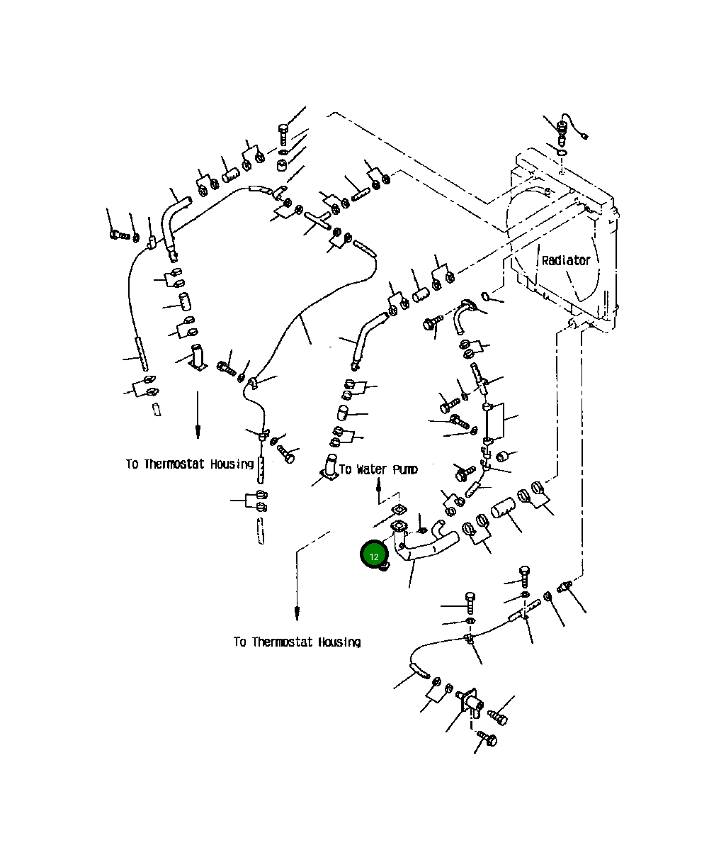Прокладка 6215-61-72360 Komatsu