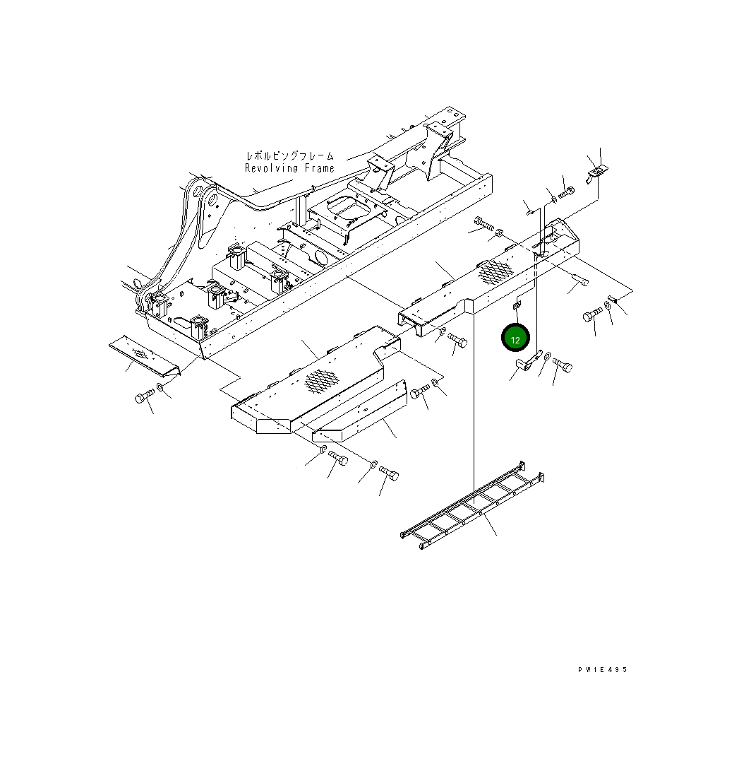 Пластина 21N-54-32680 Komatsu