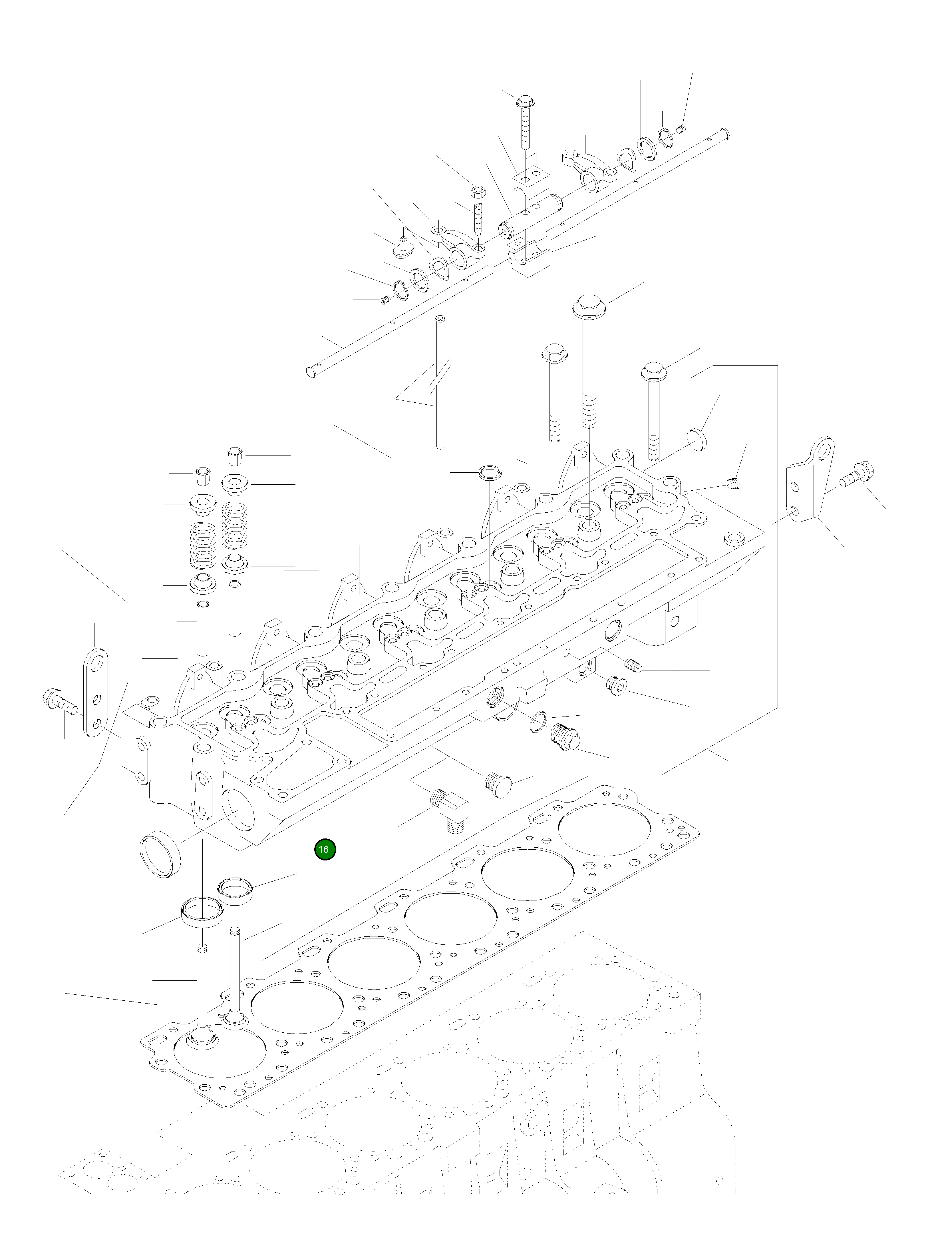 Седло клапана CU3904716 Komatsu