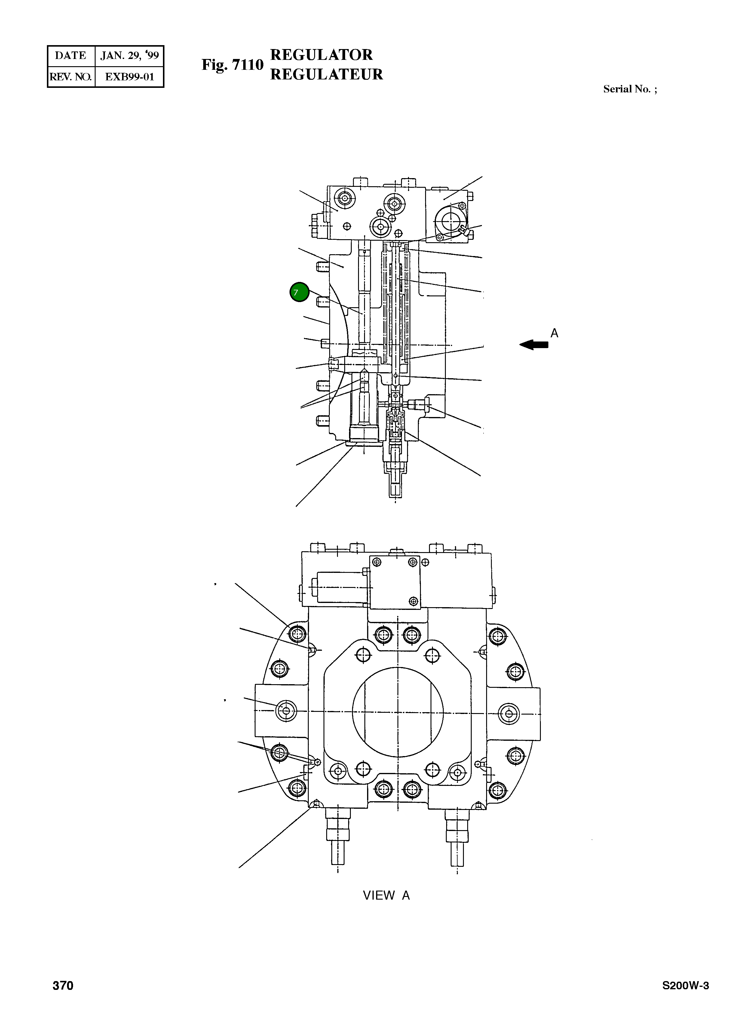 Поршень 1100038863 Komatsu