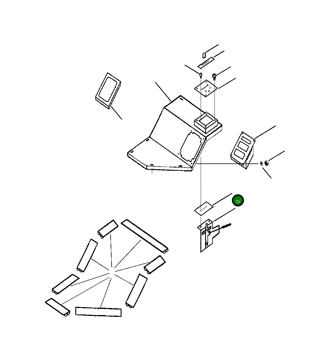 Поролон 427-07-A1640 Komatsu