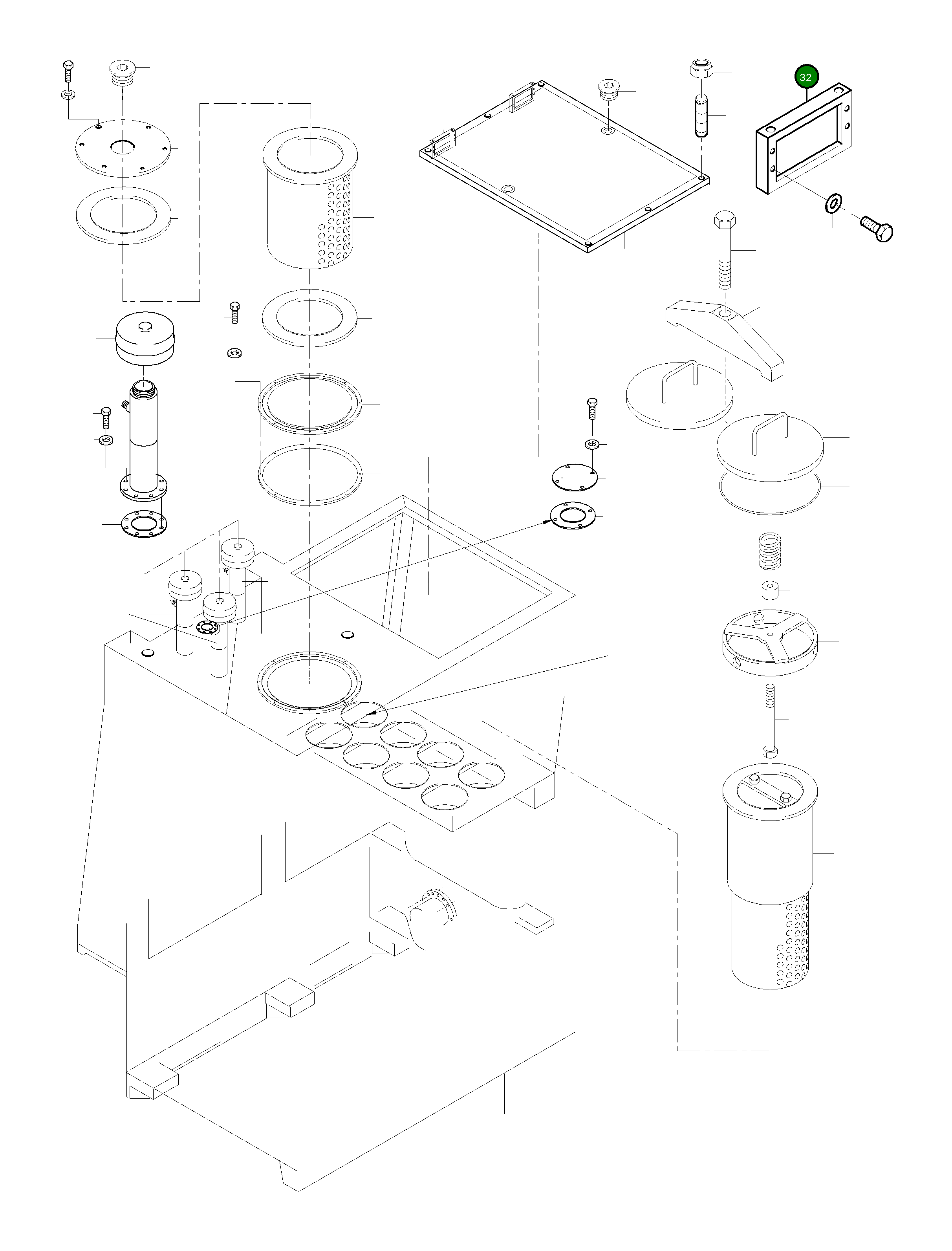 Рама 962 053 40 Komatsu