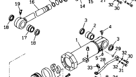 Цилиндр 195-63-44640 Komatsu
