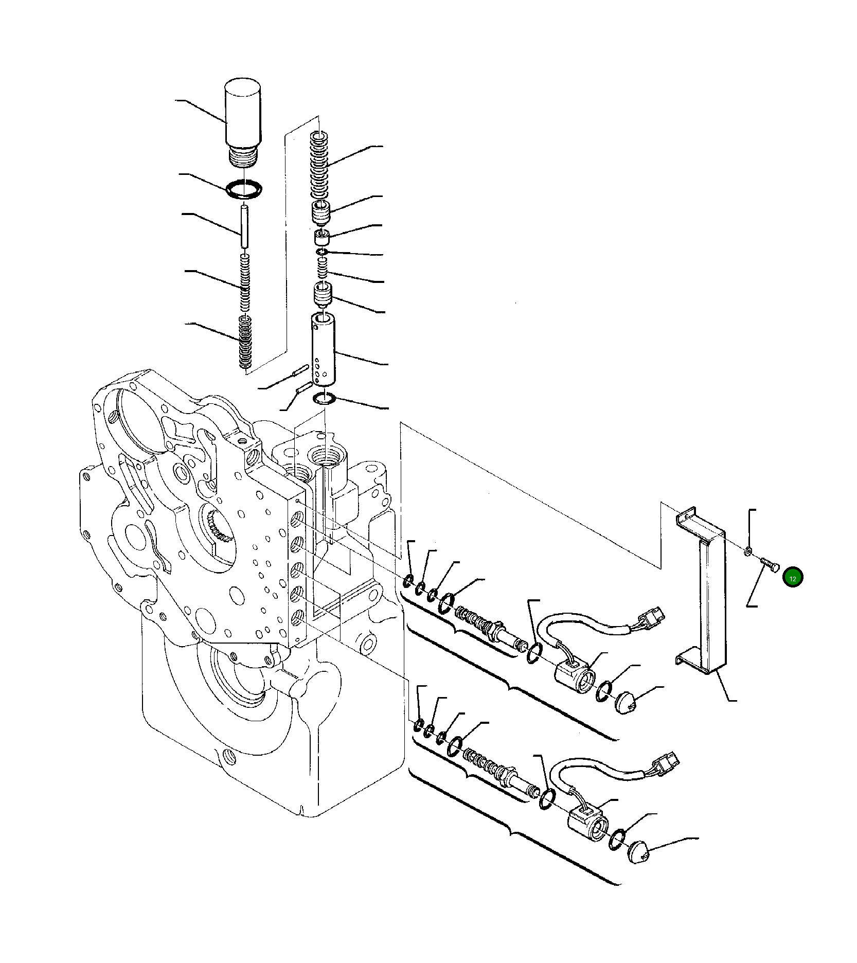 Пружинная шайба CK006EM60 Komatsu