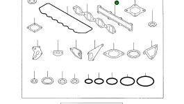 Прокладка YM124407-13110 Komatsu