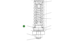 Регулировочная прокладка 1100380412 Komatsu