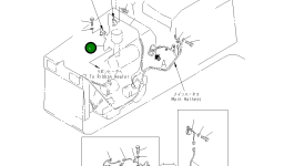 Провод 104-06-41110 Komatsu